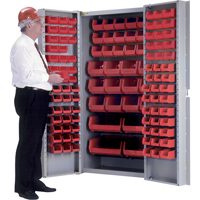 Deep-Door Combination Cabinet, 38" W x 24" D x 72" H, 36 Shelves CB444 | TENAQUIP
