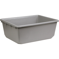 Akro-Mils A34240E01 Cuve en plastique Akro, 24,5" la x 19" p x 9,5" h, Gris