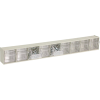 Quantum Storage System QTB309IV Syst&egrave;me de casiers modulaires Tip-Out, 23-5/8" la x 2-1/2" p x 3-1/8" h, 9 tiroirs