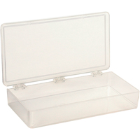 Boîte à compartiments K-Resin, Plastique, 4" la x 8" p, 1-3/16" h, Transparent  CB709 | TENAQUIP