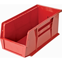 Quantum Storage System QUS230RD Ultra Stack & Hang Bin, 5-1/2" W x 5" H x 10-7/8" D, Red