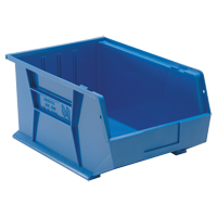 Quantum Storage System QUS255BL Ultra Stack & Hang Bin, 11" W x 8" H x 16" D, Blue