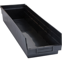 Quantum Storage System QSB106BR Recycled Shelf Bins, 6-5/8" W x 23-5/8" D x 4" H, 50 lbs. Capacity