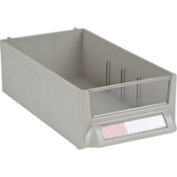 Replacement Drawer for KPC-400 Parts Cabinet, Plastic, 4-11/16" W x 8-5/8" D x 2-7/10" H, Grey CB985 | TENAQUIP