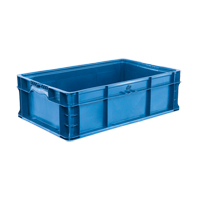 Orbis 6701156 Syst&egrave;me de contenants d'exp&eacute;dition 4845 de StakPak Plus, 15" la x 24" p x 7,5" h, Bleu royal
