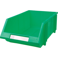KLETON CC238 Bac empilable & &agrave; suspendre, 11-13/16" la, 7" h x 17-11/16" p, Vert