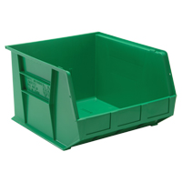 Quantum Storage System QUS270GN Ultra Stack & Hang Bin, 16-1/2" W x 11" H x 18" D, Green