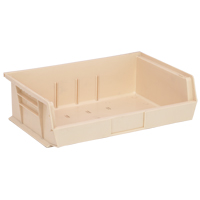 Quantum Storage System QUS245IV Ultra Stack & Hang Bin, 16-1/2" W x 5" H x 10-7/8" D, Ivory