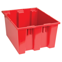 Quantum Storage System SNT190RD Contenants Stack & Nest, 10" x 19,5" x 15,5", Rouge