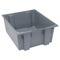 Quantum Storage System SNT225GY Contenants Stack & Nest, 10" x 23,5" x 19,5", Gris