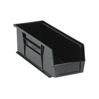 Quantum Storage System QUS234BR Contenant recycl&eacute; &eacute;cologique, 5-1/2" la, 5" h x 14-3/4" p, Noir