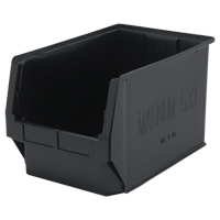 Quantum Storage System QMS533BR Bac MAGNUM en mat&eacute;riau recycl&eacute;, 11-7/8" ha x 12-3/8" la x 19-3/4" p, Capacit&eacute; de 150 lb, Noir