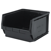 Recycled MAGNUM Bin, 11-7/8" H x 18-3/8" W x 19-3/4" D, 150 lbs. Capacity, Black  CC574 | TENAQUIP