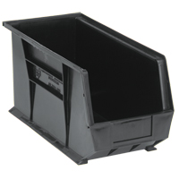 Quantum Storage System QUS265BK Bacs ultra empilable & suspendable, 8-1/4" la, 9" h x 18" p, Noir