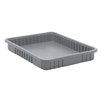 Quantum Storage System DG93030GY Contenants Divider Box, Plastique, 22,5" la x 17,5" p x 3" h, Gris