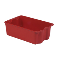 Lewis Bins+ 5400002 Contenants Stack-N-Nest Polylewton, 7,9" x 24" x 14,1", Rouge