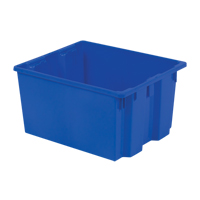 Lewis Bins+ 5800017 Polylewton Stack-N-Nest&reg; Containers, 13" x 24" x 20", Blue