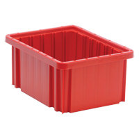 Quantum Storage System DG91050RD Contenants Divider Box, Plastique, 10,9" la x 8,3" p x 5" h, Rouge