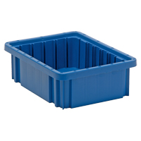 Contenants Divider Box<sup>MD</sup>, Plastique, 10,9" la x 8,3" p x 3,5" h, Bleu  CC946 | TENAQUIP