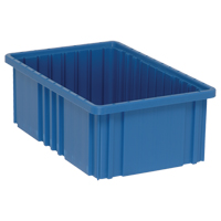 Quantum Storage System DG92060BL Contenants Divider Box, Plastique, 16,5" la x 10,9" p x 6" h, Bleu