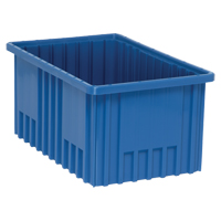 Contenants Divider Box<sup>MD</sup>, Plastique, 16,5" la x 10,9" p x 8" h, Bleu  CC950 | TENAQUIP