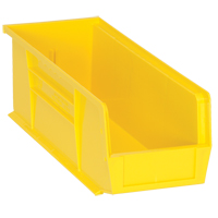 Quantum Storage System QUS234YL Ultra Stack & Hang Bin, 5-1/2" W x 5" H x 14-3/4" D, Yellow