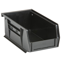 Quantum Storage System QUS220BK Ultra Stack & Hang Bin, 4-1/8" W x 3" H x 7-3/8" D, Black