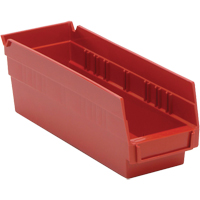 Quantum Storage System QSB101RD Bacs pour tablette, 4-1/8" la x 4" H x 11-5/8" p, Rouge, Capacit&eacute; 30 lb