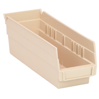 Quantum Storage System QSB101IV Bacs pour tablette, 4-1/8" la x 4" H x 11-5/8" p, Beige, Capacit&eacute; 30 lb