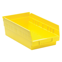 Quantum Storage System QSB102YL Bacs pour tablette, 6-5/8" la x 4" H x 11-5/8" p, Jaune, Capacit&eacute; 30 lb