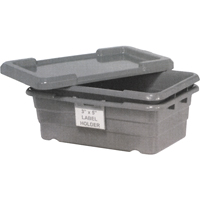 Quantum Storage System TUB2516-8GY Cross Stack Bins, 16" W x 25.125" D x 8.5" H, Grey