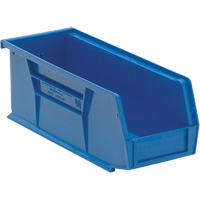 Quantum Storage System QUS224BL Bacs ultra empilable & suspendable, 4-1/8" la, 4" h x 10-7/8" p, Bleu