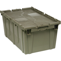 Quantum Storage System QDC2717-12 Boîte de transfert avec couvercle, 12,5" x 16,5625" x 27,3125", Gris