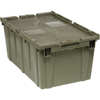 Boîte de transfert avec couvercle, 12,5" x  x , Gris  CD260 | TENAQUIP