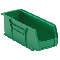 Quantum Storage System QUS224GN Ultra Stack & Hang Bin, 4-1/8" W x 4" H x 10-7/8" D, Green