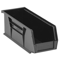 Quantum Storage System QUS224BK Ultra Stack & Hang Bin, 4-1/8" W x 4" H x 10-7/8" D, Black