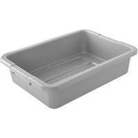 Rubbermaid FG334992GRAY Boîtes utilitaires - Gris, 5" ha x 15" p x 20" lo, Plastique, Gris