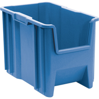 Giant Stacking Containers, 10.875" W x 17.5" D x 12.5" H, Blue  CD576 | TENAQUIP