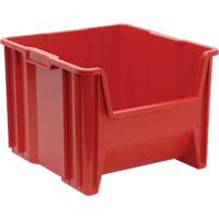 Quantum Storage System QGH800RD Contenants &agrave; empiler g&eacute;ants, 16,5" la x 17,5" p x 12,5" h, Rouge