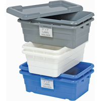 Quantum Storage System TUB1711-12WT Cross Stack Bins, 11" W x 17.25" D x 12" H, White