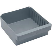 Bacs-tiroirs Euro, 11-1/8" la x 5" H x 11-5/8" p, Gris, Capacité 50 lb  CE303 | TENAQUIP