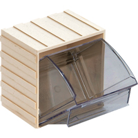 Quantum Storage System QTB406IVCS Bacs Tip-Out, 4-1/4" la x 3-5/8" p x 4-1/16'' h