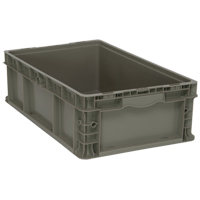 Quantum Storage System RSO2415-7 Contenant pliable et empilable, 15" la x 24" p x 7,5" h, Gris
