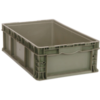 Quantum Storage System RSO2415-9 Contenant empilable, 15" la x 15" p x 9,5" h, Gris