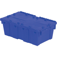 Orbis 5330417 Flipak&reg; Polyethylene Plastic (PE) Distribution Containers, 19.7" x 11.8" x 7.3", Blue
