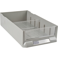 Replacement Drawer for KPC-100 Parts Cabinets, Plastic, 6-3/8" W x 11-3/10" D x 2-11/16" H, Grey CF286 | TENAQUIP