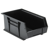 Quantum Storage System QUS241BK Bacs ultra empilable & suspendable, 8-1/4" la, 6" h x 13-5/8" p, Noir