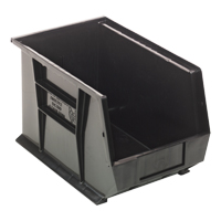 Quantum Storage System QUS242BK Ultra Stack & Hang Bin, 8-1/4" W x 8" H x 13-5/8" D, Black