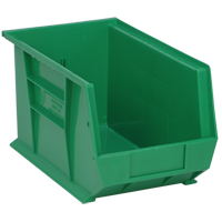 Quantum Storage System QUS242GN Ultra Stack & Hang Bin, 8-1/4" W x 8" H x 13-5/8" D, Green