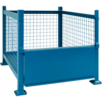 Bulk Stacking Containers, 34.5" W x 40.5" D x 30" H, 3000 lbs. Capacity CF450 | TENAQUIP